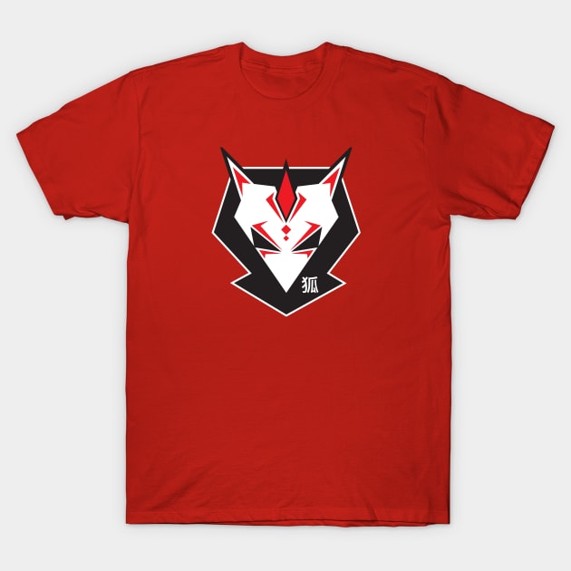 Kitsune 狐 T-Shirt by VOLPEdesign